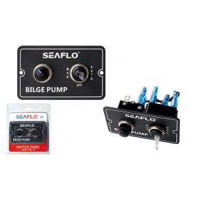 Versicherung für Schalttafelpumpenschalter. Ein-Aus