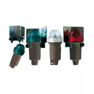 Kreislicht weiß und Seitenlicht grün-rot Batterie satz