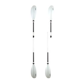   Paddelkajak mit verstellbarem Aluminiumpaddel weiß 210-240 cm SCR