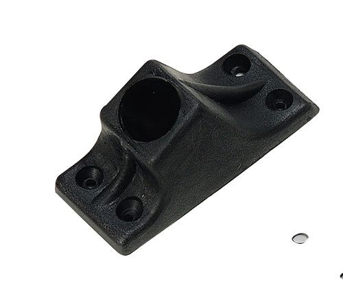 Bimini-Sohle flacher schwarzer Kunststoff 22 mm