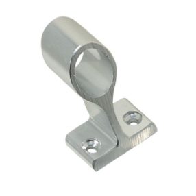 Geländerverbinder Mittelstück 22 mm geneigt alu EVA