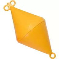 Boje Doppelkegel mit doppeltem Ende gelb 32 * 75 cm