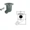 Wasserableitender Stahl 45 Grad 38 mm