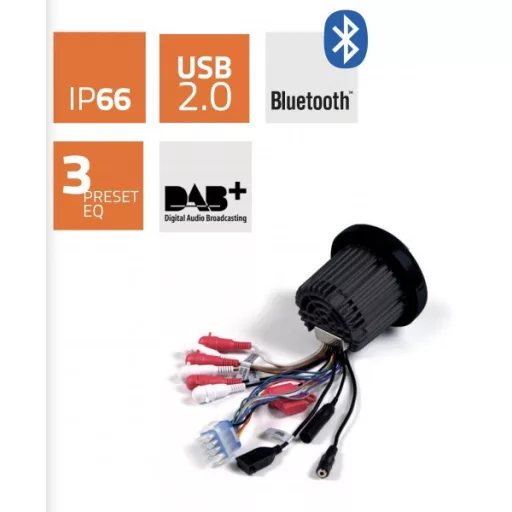 Hertz HMR 10 D digitaler Marine-Mediaplayer mit DAB+-Tuner