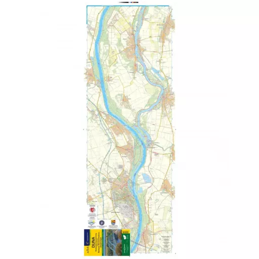 Buch, Wasserkarte Donau Budapest-Dunaújváros (UNGARN)