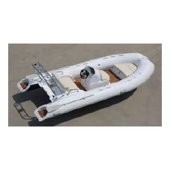 Dawn Marine RIB BOOT 390C Weiß-Teak