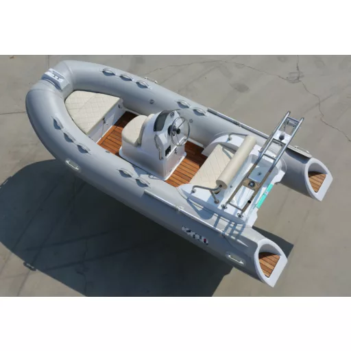 Dawn Marine RIB BOOT 390C Weiß-Teak