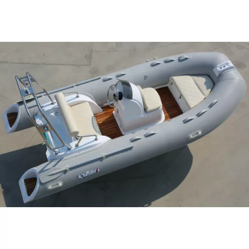 Dawn Marine RIB BOOT 390C Weiß-Teak