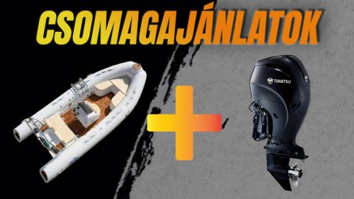 Dawn Marine RIB 520E Fehér/Világos szürke + Tohatsu MFS 100A ETL