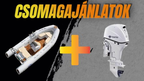 Dawn Marine RIB 520E Fehér/Világos szürke +Tohatsu MFS 50AW ETL fehér