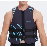 Schwimmweste Neopren Farfalla anthrazit-türkis L