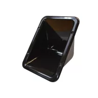 Duschkabine 155x115 mm schwarzes