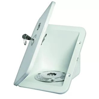 Kraftstoff-Einfüllfach Kunststoff 190 x 148 mm weiß EVA