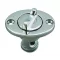 Wasserauslassstopfen oval aus Stahl 25 mm