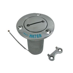   Kraftstoffeinfüllstutzen abschließbar, gerade, 50 mm aus Edelstahl