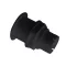 Wasserablauf gerade Gewinde Kunststoff schwarz 38 mm EVA