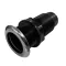 Wasserablauf gerade Gewinde lang inox/Kunststoff 38 mm EVA