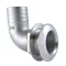 Ablaufbogen inox 38 mm EVA