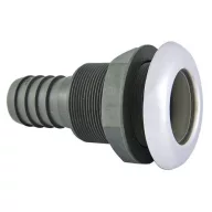  Ablaufrohr durch Rumpf Rückschlagventil inox/Kunststoff 38 mm EVA