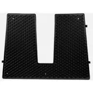   Schwingungsdämpfer für Spiegel, Kunststoff, schwarz, 430 x 324 mm, 