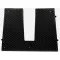 Schwingungsdämpfer für Spiegel, Kunststoff, schwarz, 430 x 324 mm, 
