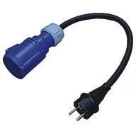 Adapterkabel 0.4m Schuko-STECKER >CEE-Kupplung