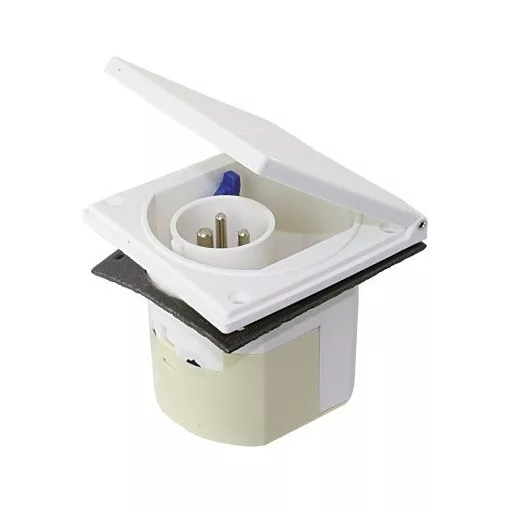 Caravan-Einspeisungsstecker weiß