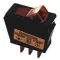 Wippschalter beleuchtet rot  15A  12V