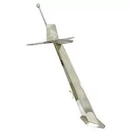 Lichtmast aus Edelstahl Länge 590mm