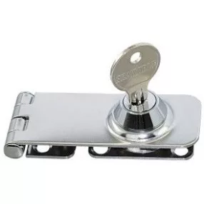 Überfalle abschließbar aus Edelstahl  30 x 80mm