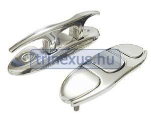 Edelstahl-Klappklampe 207mm und Schraubbohrung