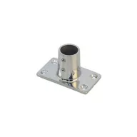 Edelstahl-Relingsbeschlag Endstück 90°eckig 22mm