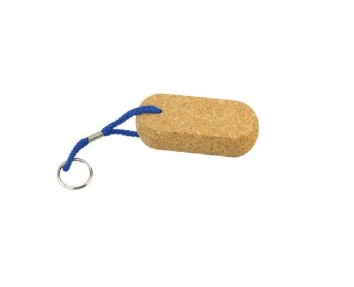 Schlüsselanhänger mit 1 Kork flach-oval