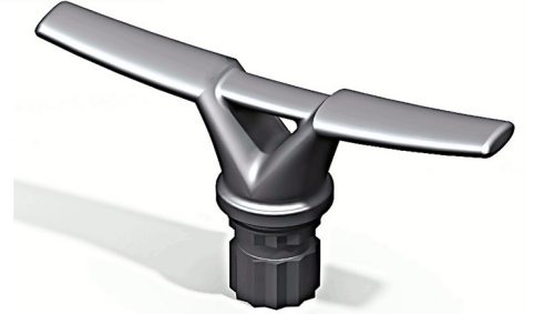 KolibriBelegklampe auf einem Schlauchboot