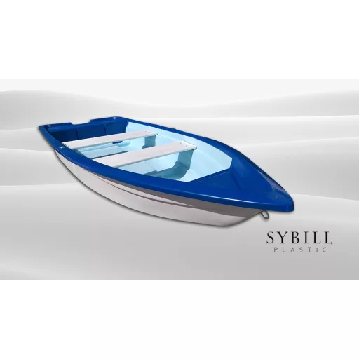Aquajoy-Boot aus Kunststoff HCS-04 mit einer Bank SYB