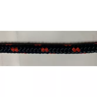 Seil PP dunkelblau-rot 12 mm