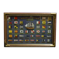 Code-Banner im Seilrahmen 60×40cm 