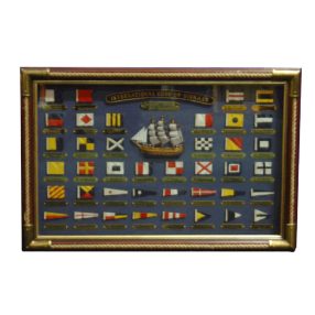 Code-Banner im Seilrahmen 60×40cm 