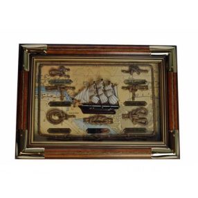 Knoten in einem Rahmen