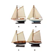 Segelboot-Set in verschiedenen Farben 19cm 