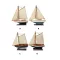 Segelboot-Set in verschiedenen Farben 19cm 
