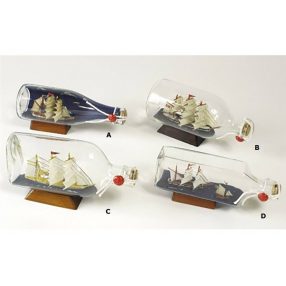 Boot in Flasche 20 cm 