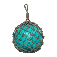Türkisgrüner Glaskegel 30,5cm 