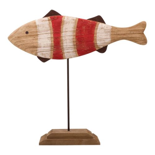 Dekorativer Clownfisch aus Holz 