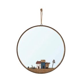 Spiegel mit Hafen 47cm 