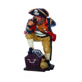 Piratenfigur mit Fernrohr 