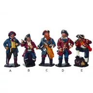 Stehende Piratenfiguren 