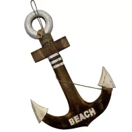 Holzanker mit Strandaufschrift 60cm 