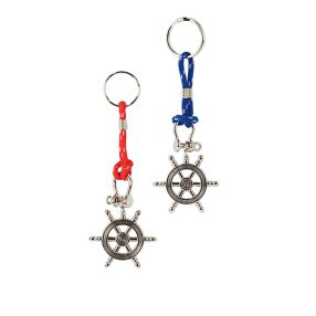 Lenkradförmiger Chrom-Schlüsselhalter 