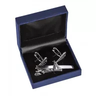 Manschettenknopf- und Krawattennadel-Set 